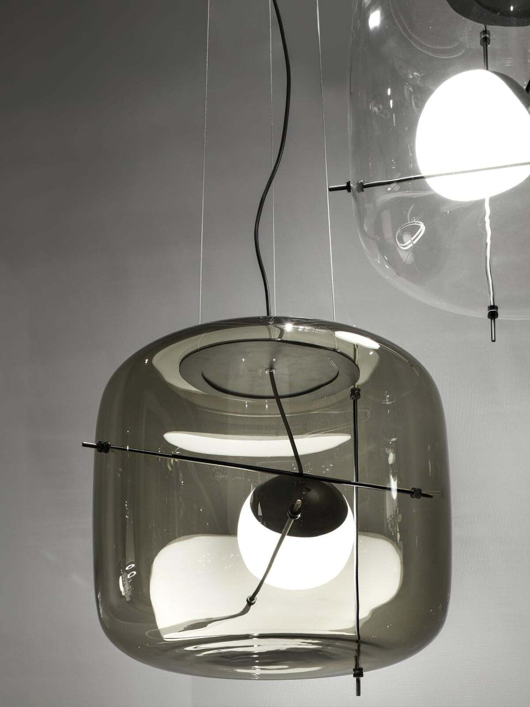 Lampa wisząca Plot ze szkła