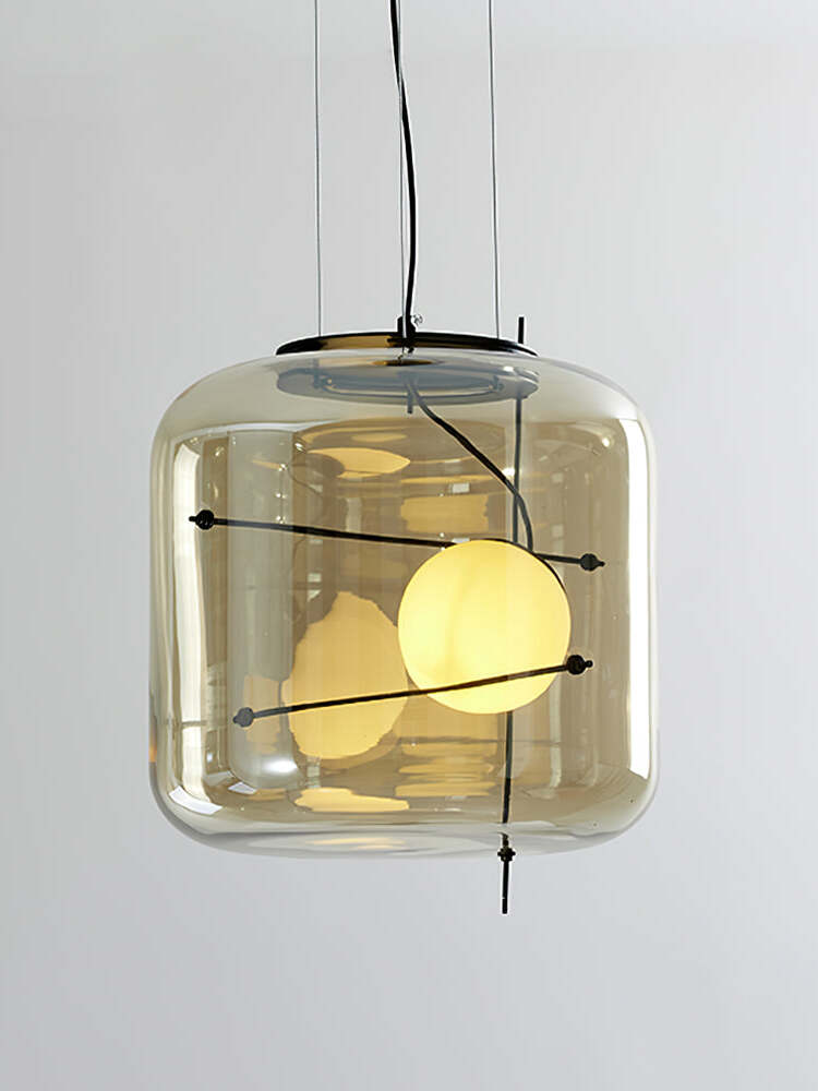 Lampa wisząca Plot ze szkła