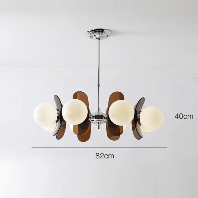 Retro Bauhaus żyrandol