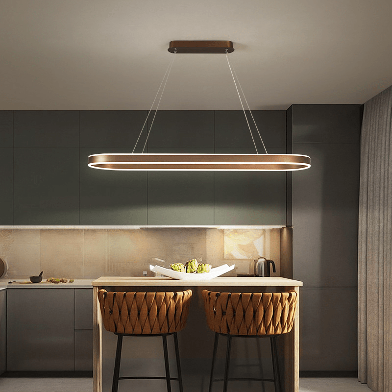 Różowa Złota Lampa Wisząca