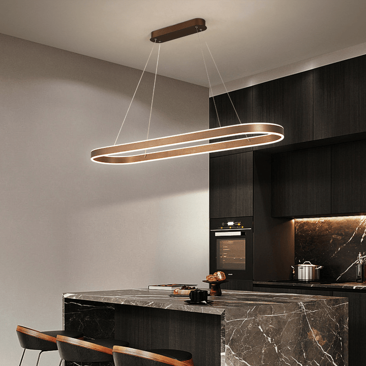 Różowa Złota Lampa Wisząca