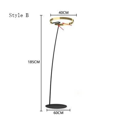 Skandynawska lampa stojąca LED