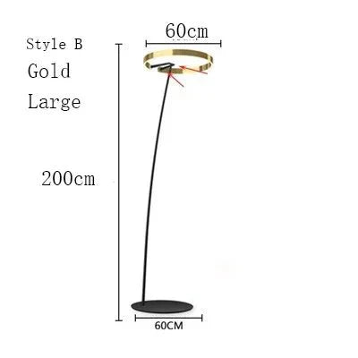 Skandynawska lampa stojąca LED
