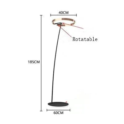 Skandynawska lampa stojąca LED