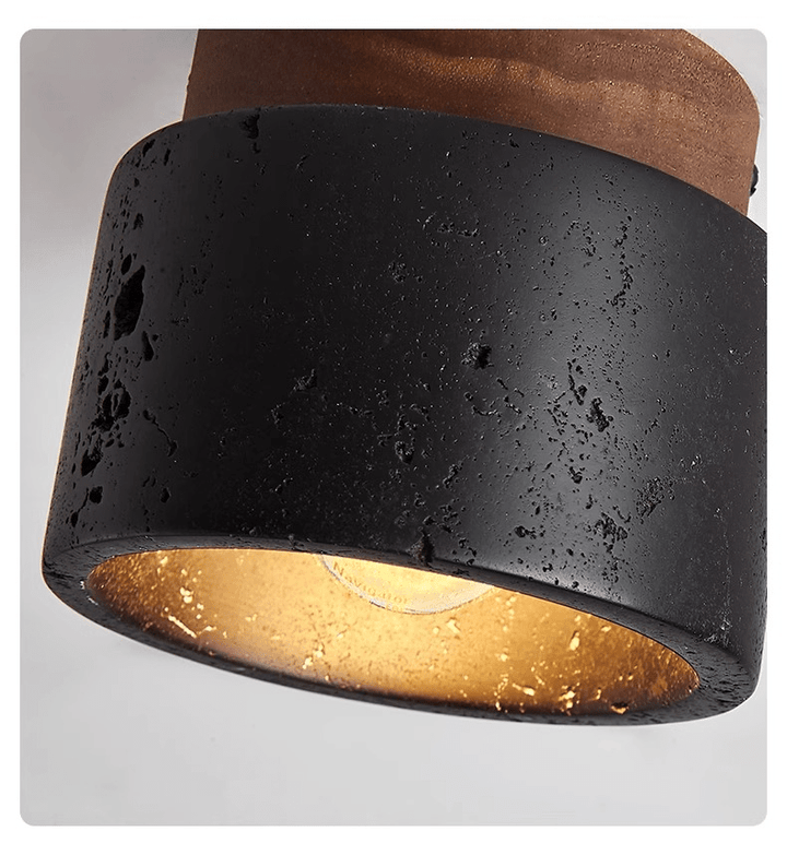 Lampa sufitowa Ascend z kamienia