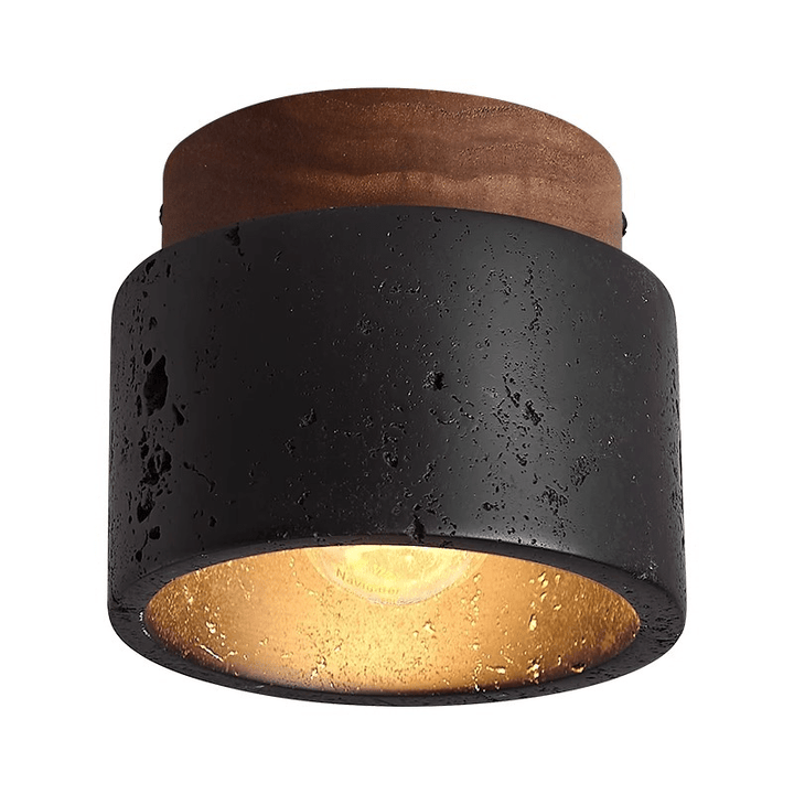 Lampa sufitowa Ascend z kamienia