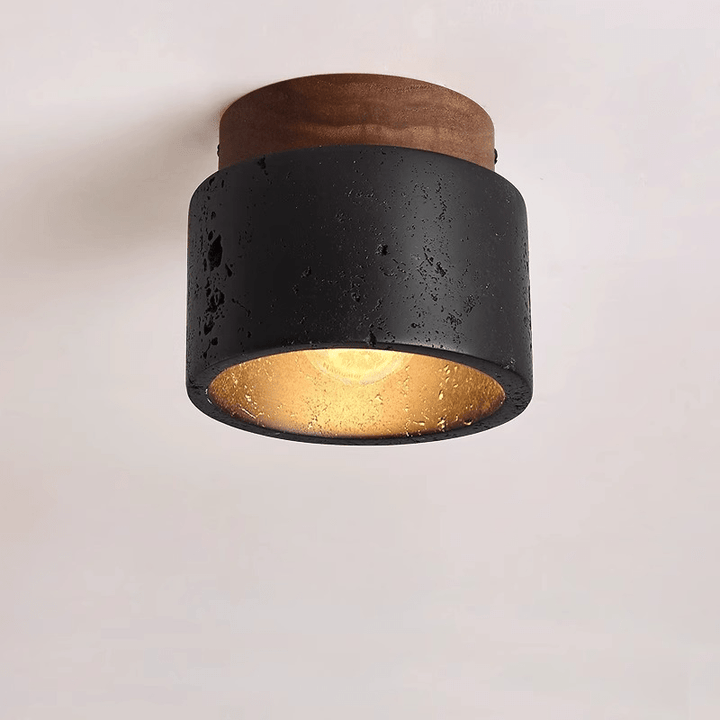 Lampa sufitowa Ascend z kamienia