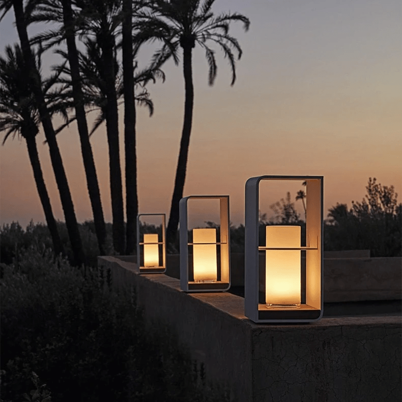 Lampa tarasowa na energię słoneczną