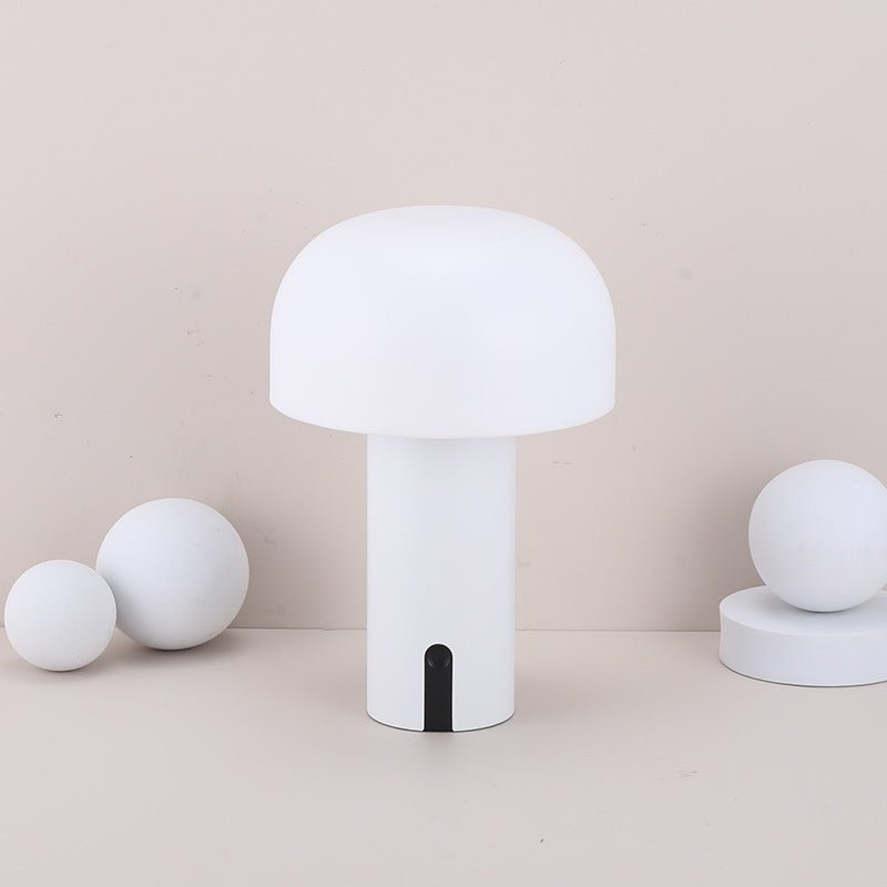 Lampa stołowa w stylu europejskim w kształcie grzyba
