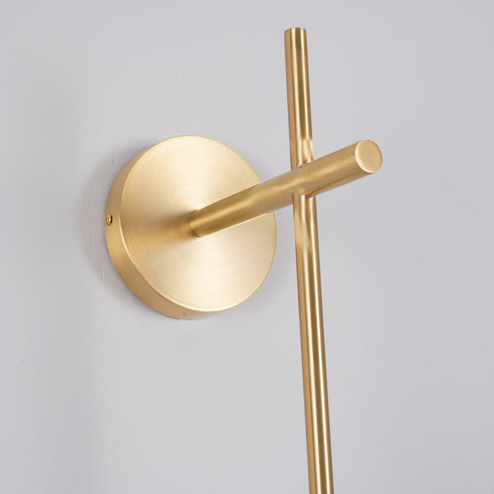 Pionowa Lampa Ścienna z Szklaną Kulą