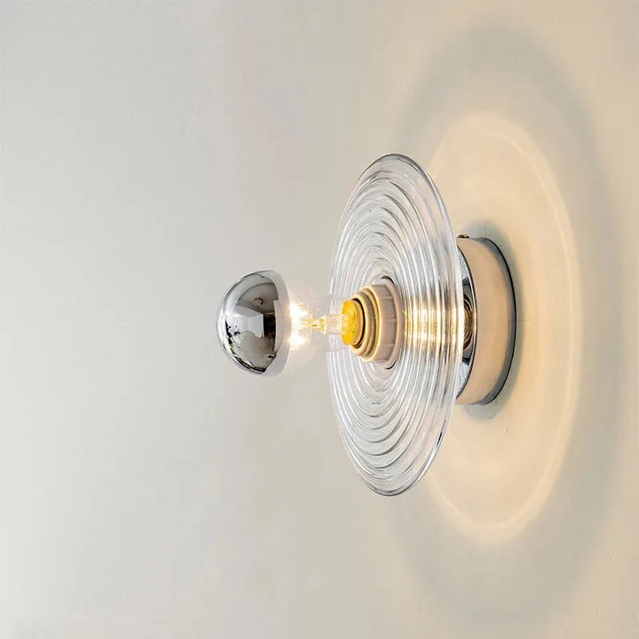 Vintage LED Szklany Kinkiet