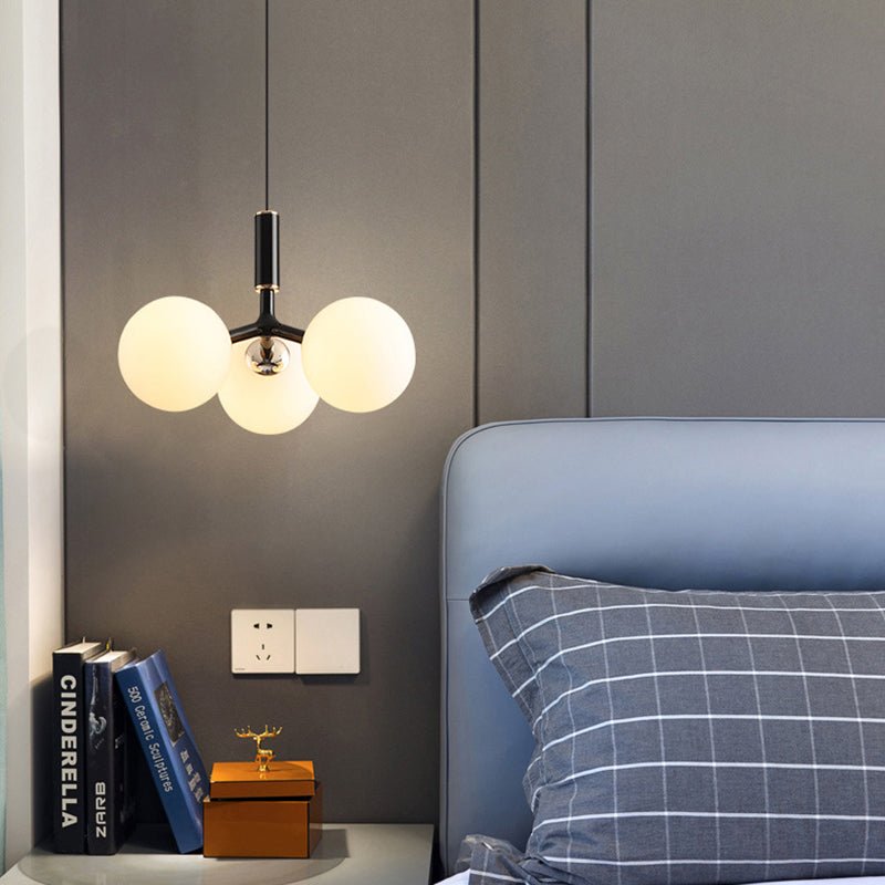 Luksusowa szklana lampa wisząca w stylu skandynawskim