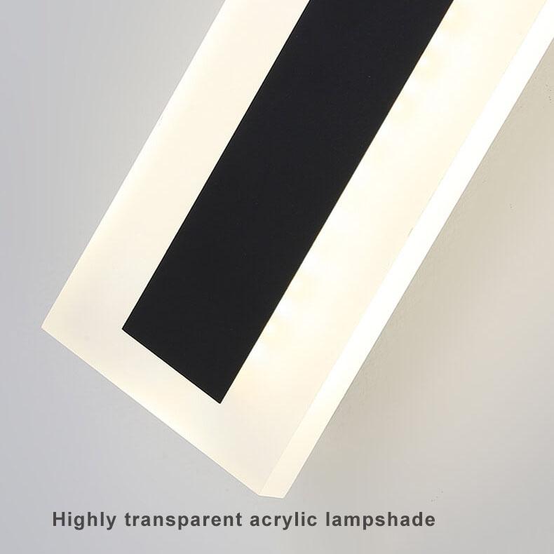 Lampa ścienna akrylowa na zewnątrz