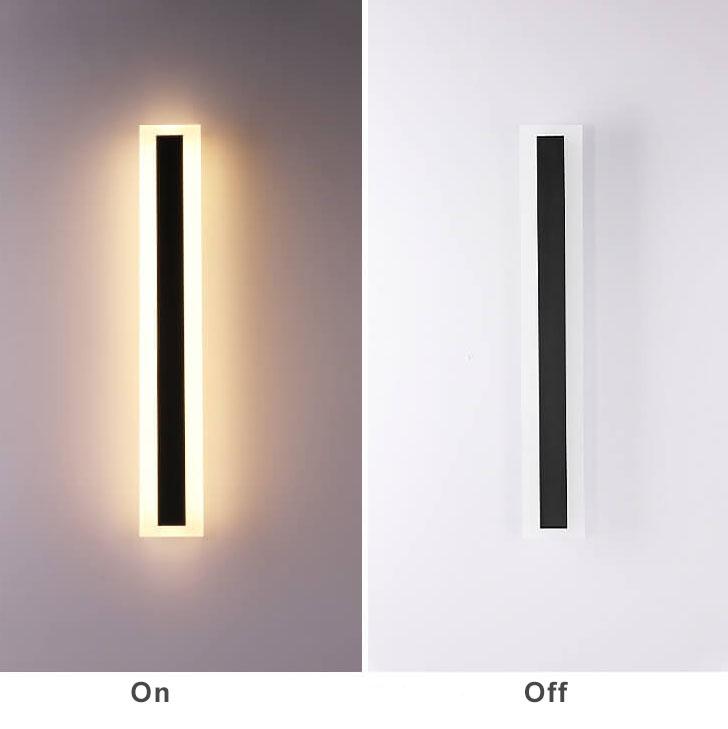 Lampa ścienna akrylowa na zewnątrz
