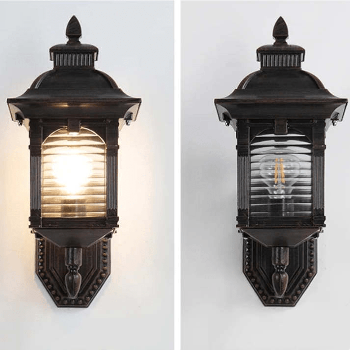 Lampa ścienna Antyczne Szkło