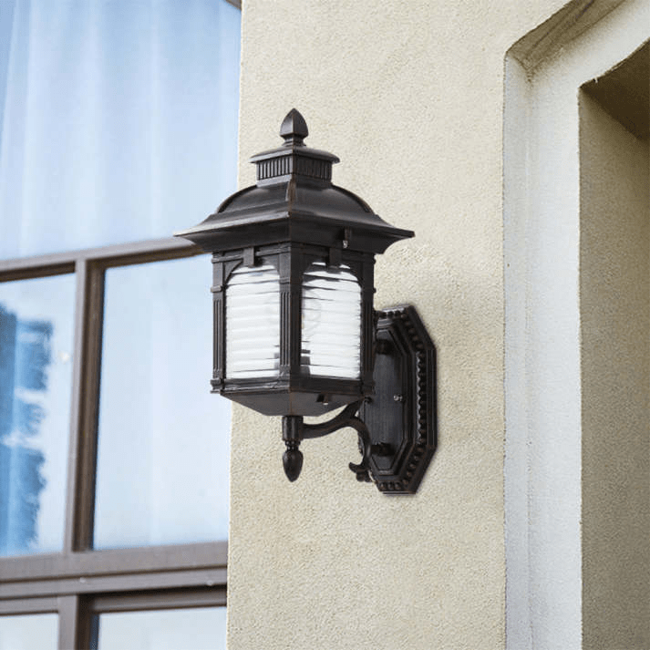 Lampa ścienna Antyczne Szkło