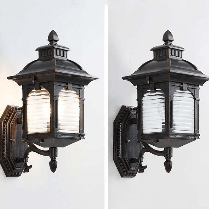 Lampa ścienna Antyczne Szkło
