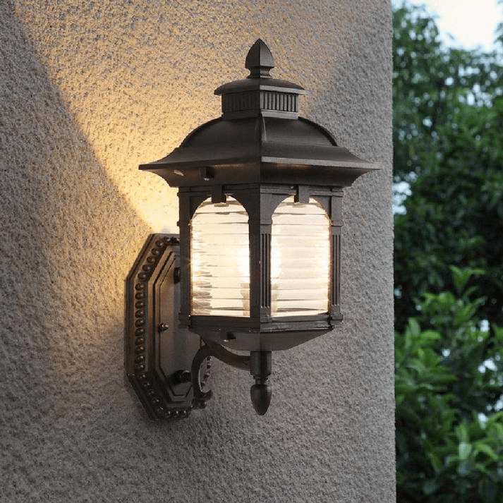 Lampa ścienna Antyczne Szkło