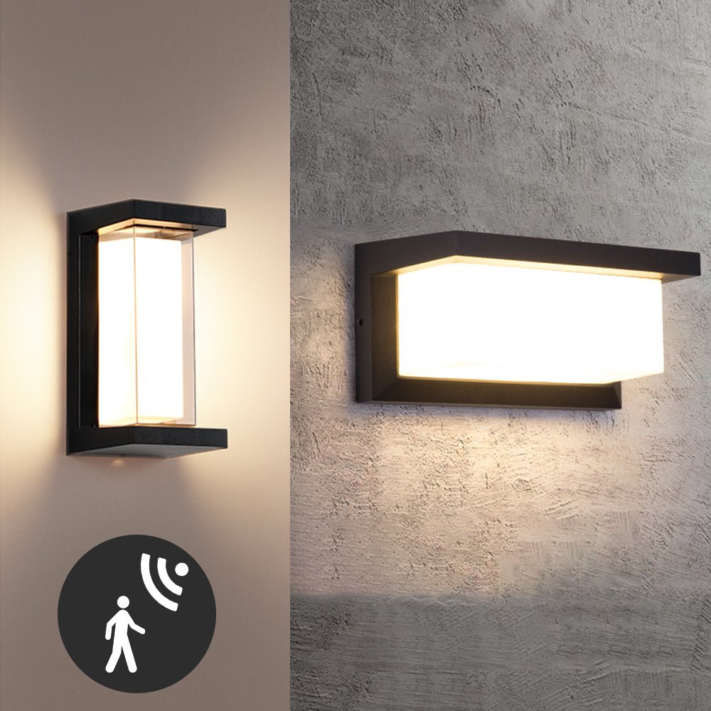 Lampa ścienna z czujnikiem ruchu