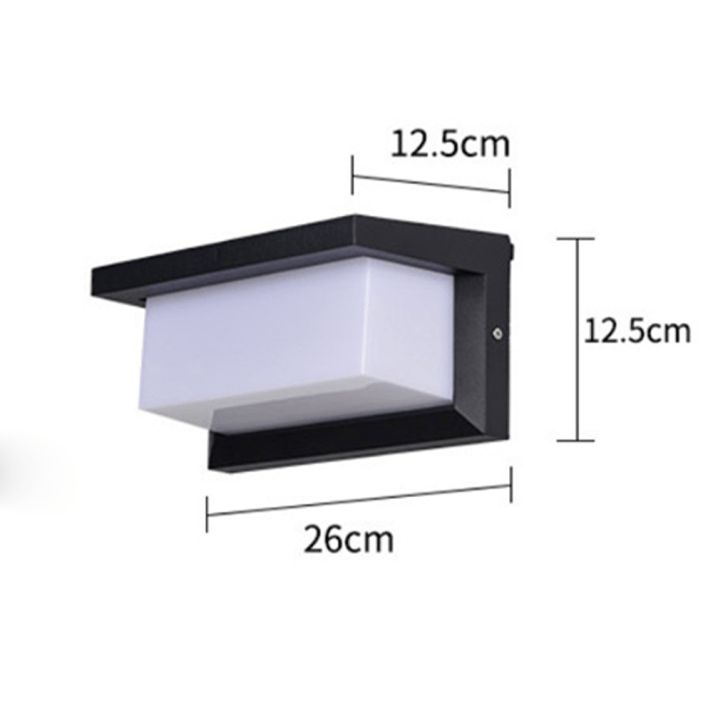 Lampa ścienna czarno-biała