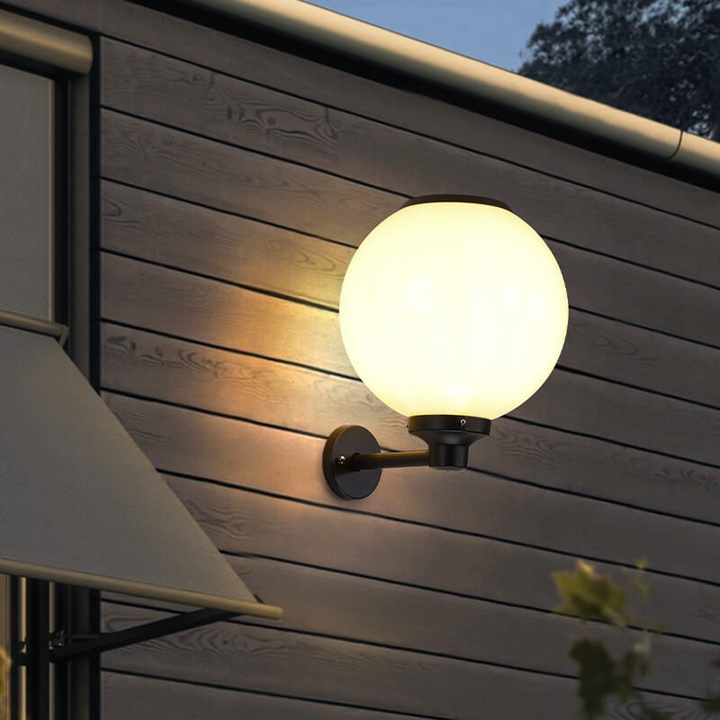 Wodoodporna lampa ścienna na energię słoneczną do użytku zewnętrznego