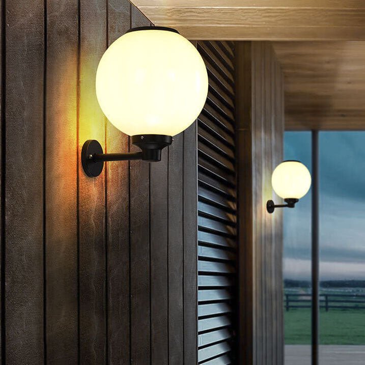 Wodoodporna lampa ścienna na energię słoneczną do użytku zewnętrznego
