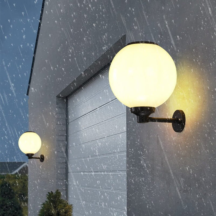 Wodoodporna lampa ścienna na energię słoneczną do użytku zewnętrznego