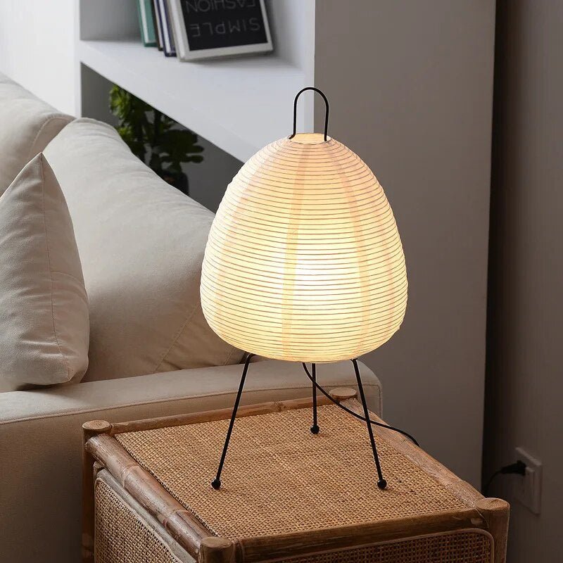 Japońska lampa z papieru ryżowego - Lampa z papieru ryżowego