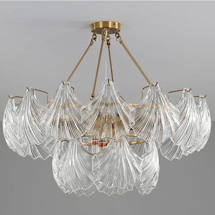 Lampa wisząca z miękką muszlą
