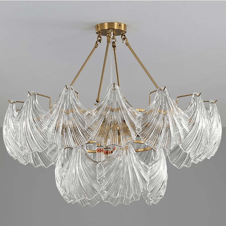 Lampa wisząca z miękką muszlą