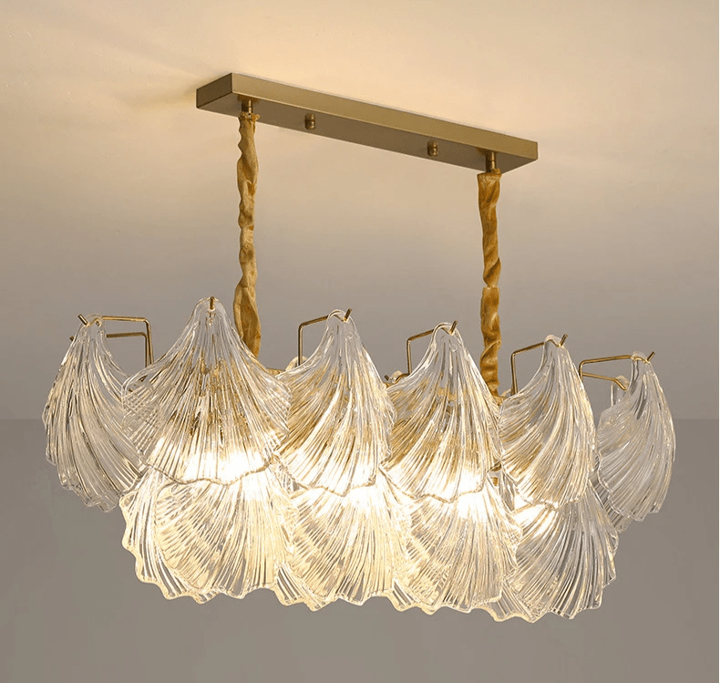 Lampa wisząca z miękką muszlą