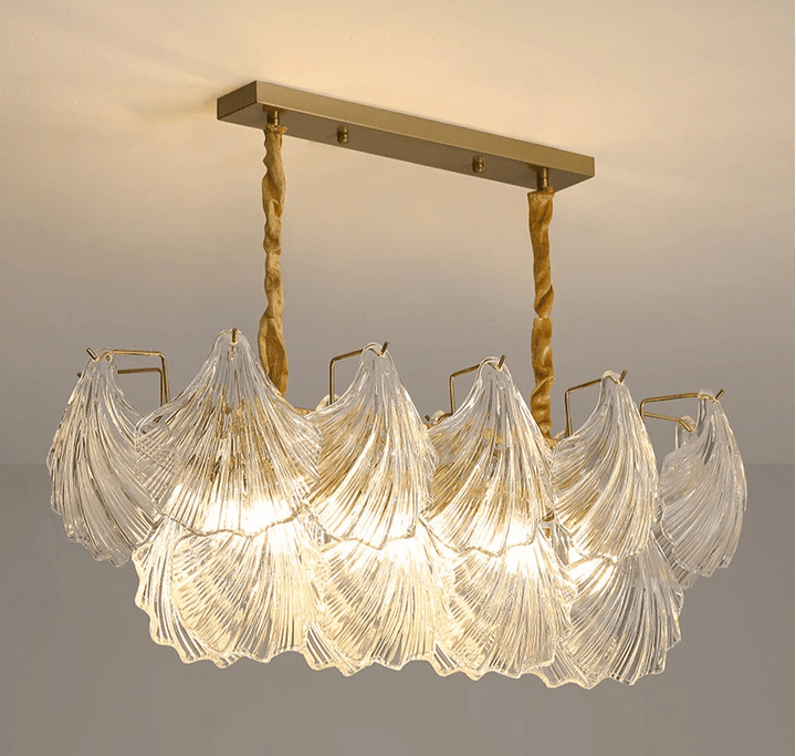 Lampa wisząca z miękką muszlą