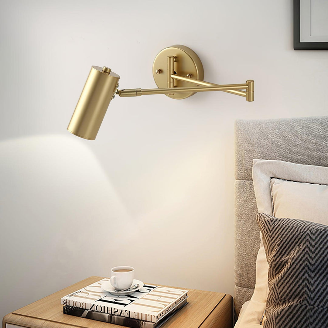 Lampa ścienna z ruchomym ramieniem