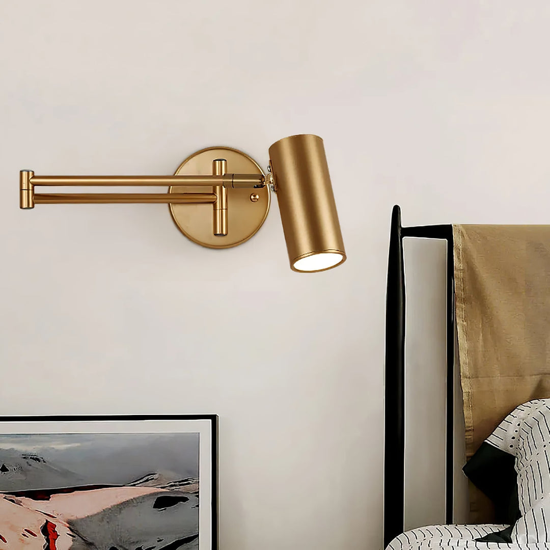 Lampa ścienna z ruchomym ramieniem