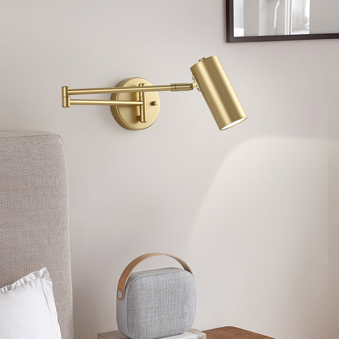 Lampa ścienna z ruchomym ramieniem